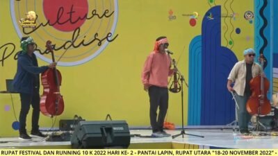 Nyanyikan Lagu Dragon Ball Versi Melayu, Buloh Mudo Dapatkan Perhatian Masyarakat di Rupat Culture Paradise Festival
