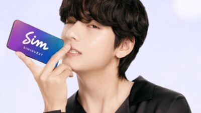 ‘Duta Merk Terpanas’, V BTS Di Tetapkan Sebagai Brand Ambassador SIM INVEST