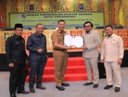 DPRD Kota Pekanbaru Gelar Rapat Paripurna Pengesahan Perda Tentang Pengelolaan Air Limbah Domestik