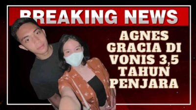 Agnes Gracia Divonis 3,5 Tahun Penjara!!!