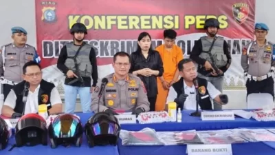 Beraksi 119 Kali, 3 Komplotan Jambret Di Pekanbaru Di Amankan POLDA Riau