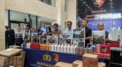 Produksi Oli Illegal, Omset Tersangka Lampaui Produsen Resmi