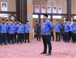 Dalam Ruangan, Prosesi Upacara Hari Lahir Pancasila Kota Pekanbaru Berlangsung Khidmat