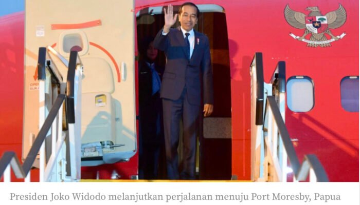 Presiden Jokowi Melakukan Kunjungan Kerja Ke Papua Nugini