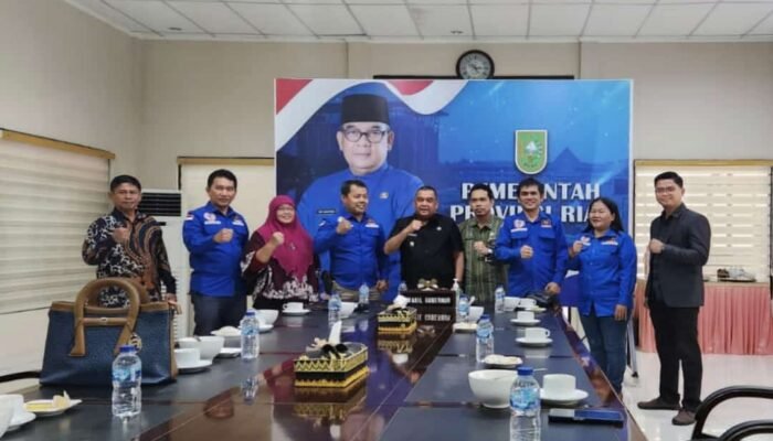DPP-PPDI Audiensi Dengan Wagubri Riau, Bahas Masa Depan Pers