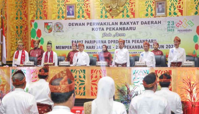 DPRD Kota Pekanbaru Gelar Rapat Paripurna HUT Kota Pekanbaru ke-239