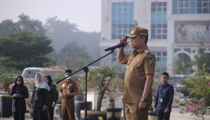Apel Perdana Tahun 2024 Dipimpin PJ Walikota Pekanbaru