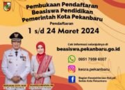 Pemko Pekanbaru Anggarkan Beasiswa 1,9 M, Pendaftar Meningkat 250 Persen