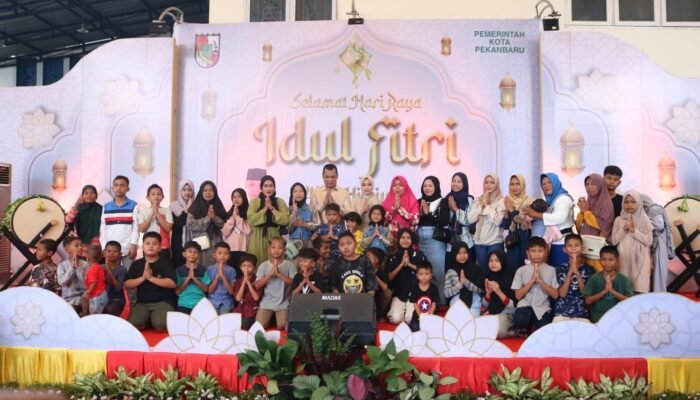 Open House Lebaran Pj Wako Pekanbaru Muflihun Meriah, 15 Ribu Warga Hadir!