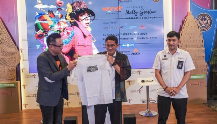 Menparekraf Sandiaga Uno Dukung Konser The Greatest Melly Goeslaw – Everlasting Harmony, Dorong Pariwisata dan Ekonomi Kreatif
