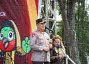Tim Cooling System Dan Tim Brigade Polwan Ditlantas Polda Riau Sukseskan Giat Kirab PILKADA Riau 2024