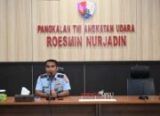 Danlanud Roesmin Nurjadin Pimpin Rapat Bulanan, Tegaskan Pengamanan dan Kesiapan Jelang HUT ke-79 TNI