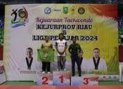 Prajurit Yonif 132/BS Tunjukkan Prestasi di Luar Medan Tempur dengan Raih Medali di Kejurprov Taekwondo