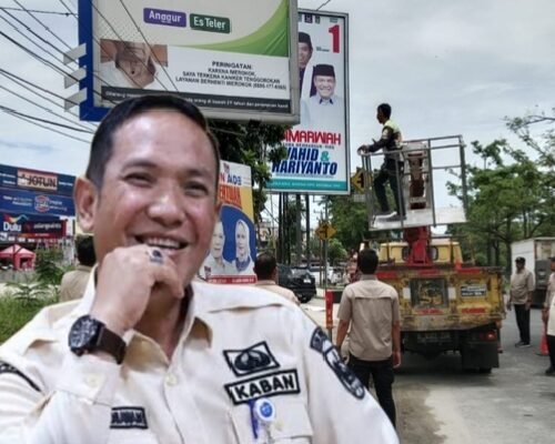 Kaban Bapenda Pekanbaru Pimpin Penertiban Reklame Nakal: Pajak Tak Dibayar, Reklame Ditertibkan!