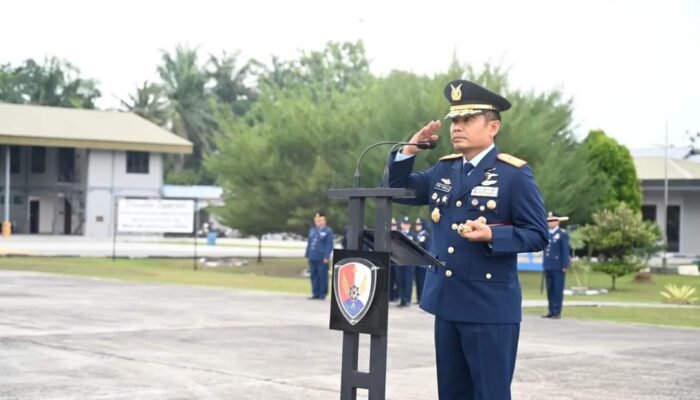 Upacara Hari Kesaktian Pancasila di Lanud Roesmin Nurjadin Berlangsung Khidmat