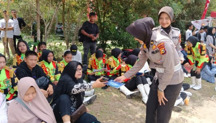 Polda Riau Edukasi Pengunjung Wisata Alam Mayang Pekanbaru dalam Kampanye Pilkada Damai 2024