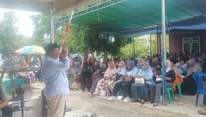 Kampanye Di Mangga 3 Kelurahan Karang Ambun MP-AW Wujudkan Berau Terdepan Lewat Pembangunan Ekonomi Berkelanjutan