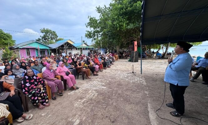 Kampanye Di Maratua Teluk Harapan MP-AW Janji Mengembangkan Destinasi Wisata Yang Berbasis Ekowisata Dan Kearifan Lokal