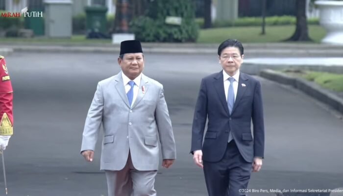 Kunjungan PM Singapura Ke Indonesia, Presiden Prabowo Subianto Beri Apresiasi