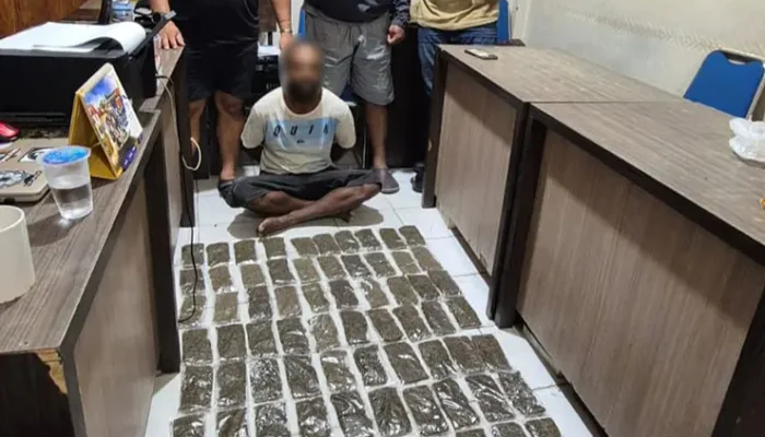 Polisi Temukan Puluhan Paket Ganja, WNA Ditangkap di Taman Imbi