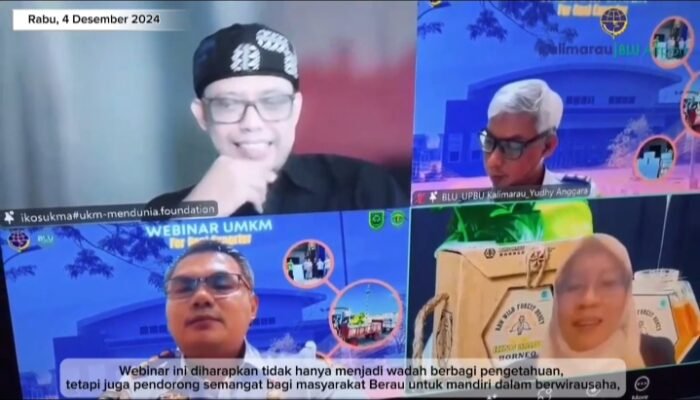 Tingkatkan Ekonomi Berau dan Optimalisasi di Sektor logistik kargo ekspor, Kepala BLU UPBU Kelas I Kalimarau,Ferdinan Nurdin, Sukses Gelar Webinar Bersama