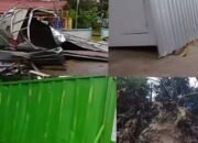 Cuaca Ekstrem Obrak-Abrik Sejumlah Fasilitas Warga dan Pohon di Tepi Pantai Pulau Maratua