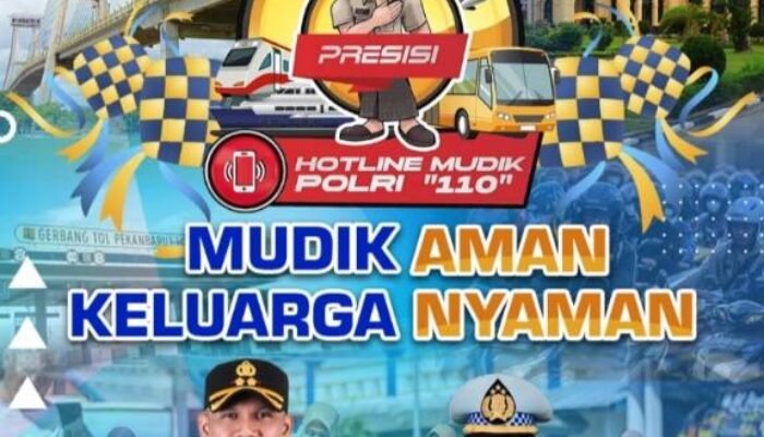 Mudik Lebaran 2025, Satlantas Polres Siak Sosialisasikan Hotline 110 untuk Keamanan Pemudik
