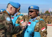Prestasi Gemilang! Satgas Kontingen Garuda TNI UNIFIL Raih Dua Medali Perdamaian