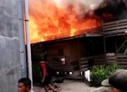 Kebakaran Hebat Landa Area PT Yasin di Gunung Tabur, Perkiraan Kerugian Capai Miliaran Rupiah