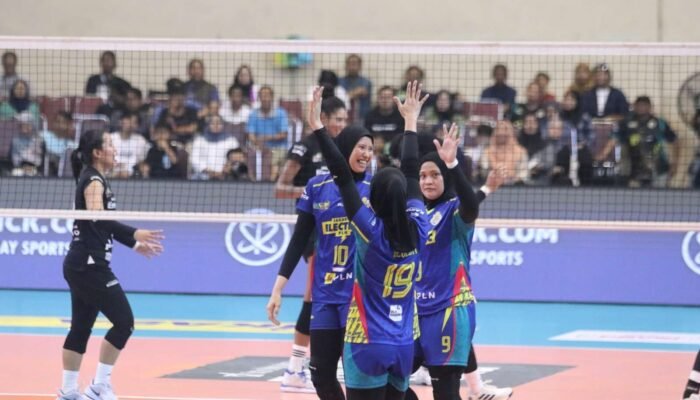 Electric PLN Raih Kemenangan Perdana di Final Four Proliga 2025, Pertamina Masih Berjuang