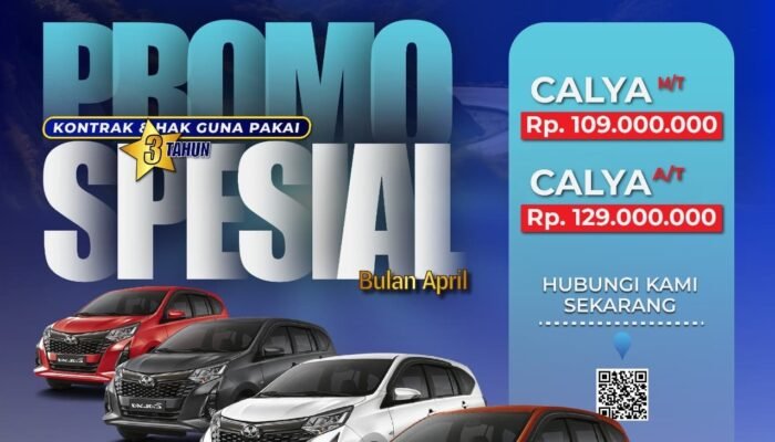 Segera Miliki Toyota Calya Hanya Rp109 Juta! Promo Spesial dari PT Assa Auto Service, Stok Terbatas!