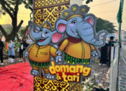 Color Run Polres Inhu 2025 Hadirkan Maskot Gajah Jinak, Gaungkan Pesan Lestari dan Budaya