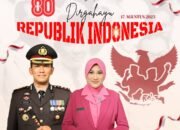 Kapolres Berau Beserta Jajaran dan Bhayangkari Ucapkan Dirgahayu RI ke-80