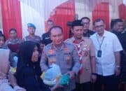 Harga Sembako Murah, Warga Pekanbaru Serbu Gerakan Pangan Murah di Polsek Sukajadi