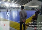 *Personil Polsek Rangkasbitung Polres Lebak Giat Patroli dan Monitoring Turnamen Futsal Antar SMK*