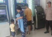 *Pastikan Aman Personil Polsek Rangkasbitung Polres Lebak Sampaikan Pesan Kamtibmas ke Satpam Dan Nasabah Bank BCA*