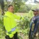 Personil Polsek Cikulur Polres Lebak monitoring Rumah warga yang terkena longsor akibat curah hujan tinggi di wilayah Cikulur
