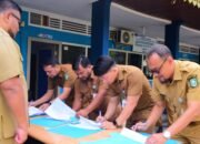 Perkokoh Profesionalisme dan Akuntabilitas, Jajaran Diskominfotik Bengkalis Teken Pakta Integritas