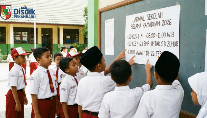 Wali Murid Wajib Tahu! Ini Edaran Disdik Pekanbaru Lengkap Jam Belajar Selama Ramadan 2026