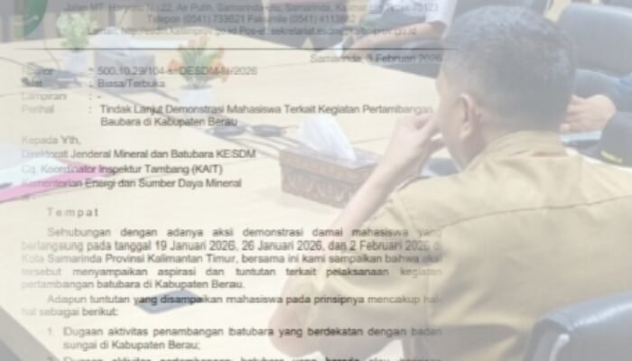 ESDM Kaltim Minta Kementerian Turun Lapangan Tindaklanjuti Aksi Mahasiswa Soal Tambang Batubara di Berau