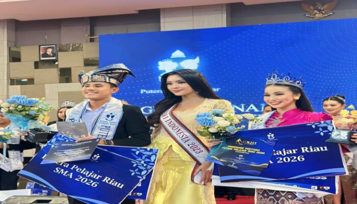 Ratu Morraya Fonaentin, Siswi Kampar, Sabet Gelar Winner dan Favorit Puteri Pelajar Riau 2026