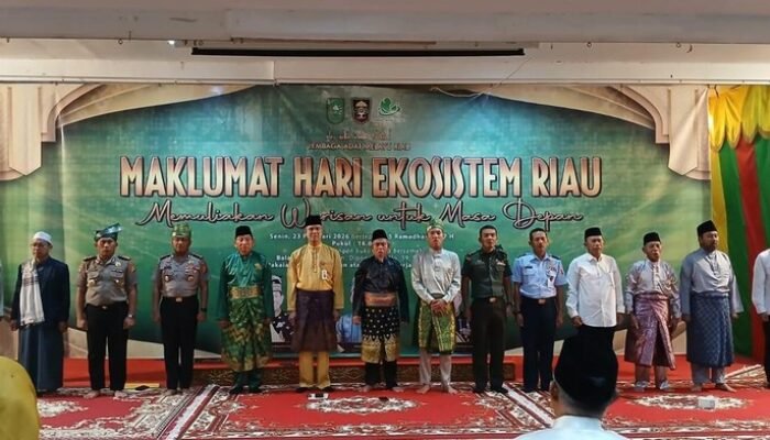 LAM Riau Tetapkan 23 Februari sebagai Hari Ekosistem Riau, Serukan Komitmen Bersama Jaga Alam