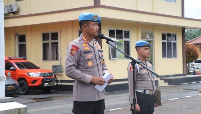 Kabid Propam Polda Banten Kombes Pol Murwoto Pimpin Apel Siang di Polres Lebak: Wujudkan Disiplin dan Profesionalisme Anggota Polri