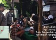 Anggota Polsek Rangkasbitung Polres Lebak Rutin Patroli Dialogis Ke Pemukiman Temui Warga Di Pos Ronda