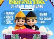Saksikan Panggung Pentas  Seni dan Budaya Siswa-siswi di Pasar  Barambang Gunung Tabur 