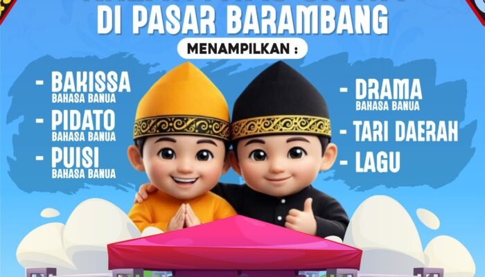 Saksikan Panggung Pentas  Seni dan Budaya Siswa-siswi di Pasar  Barambang Gunung Tabur 