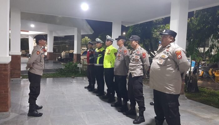 Personil Polsek Rangkasbitung Giat Apel Patroli KRYD Bersama Polres Lebak Antisipasi Perang Sarung dan Balapan Liar di Bulan Ramadhan