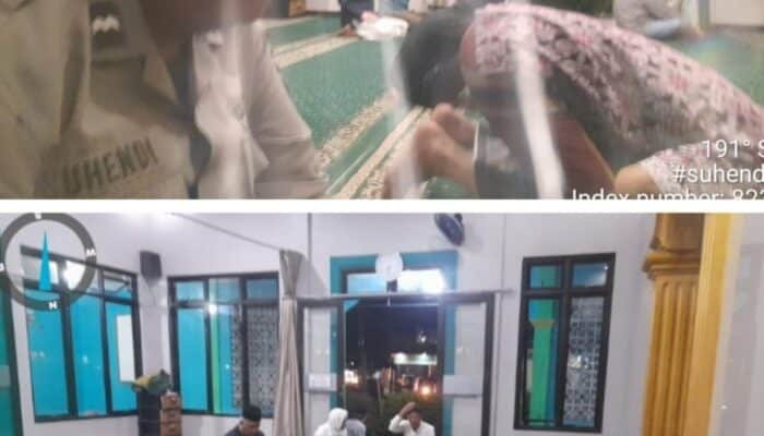 Panit Samapta Polsek Warunggunung Laksanakan Giat Tarling (Tarawih Keliling)