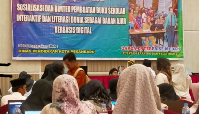 Pacu Digitalisasi Pendidikan, Disdik Pekanbaru Bekali Guru SD Ilmu Meracik Buku Digital