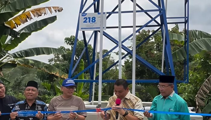 Wawako Pekanbaru Resmikan Sumur 218 di Rumbai: Air Bersih dari Dana Infak Syurga untuk Warga